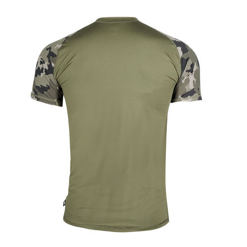 Rough Radical - Termoaktivní tričko Furious Army - Khaki / Moro