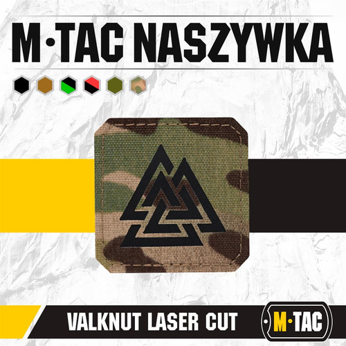 M-Tac - Laserem řezaná nášivka Valknut - Multicam / Black - 51162802