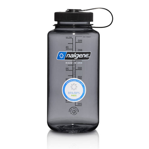 Nalgene - Láhev s širokým hrdlem 32 oz - 63 mm uzávěr - 1,1 l - šedá - 682021-0333